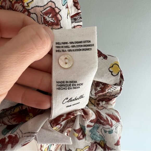 Cleobella Iris Floral Tassel Tie Blouse in Enya NEW Size XS Boho - Picture 9 of 10